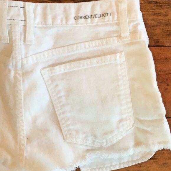 Current/Elliott The Boyfriend Shorts in Sugar Sz 24 - Picture 9 of 10